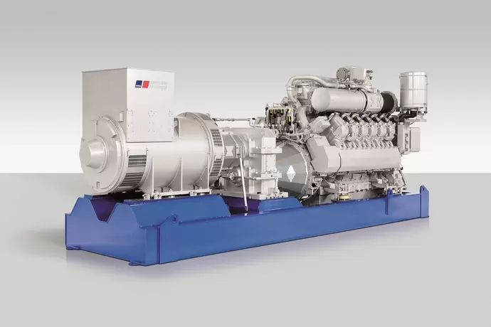 MTU Motor mit UT99 Ölnebelabscheider