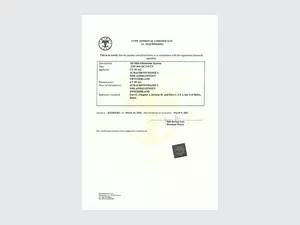 Typzulassung der italienischen Klassifikationsgesellschaft RINA für UT99 Ölnebelabscheider Baureihe UPF-844